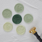 UNIQOOO 6 Pcs Wax Seal Stamp Set, Floral Stamps Botanical Sealing Stamper Kit - Image 7