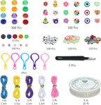 LIS HEGENSA 1000 Pcs DIY Childrens Crafts Beads Friendship Bracelet Kit - Image 3