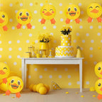 Panelee 12 Pcs Rubber Duck Party Decorations Paper Lanterns 8 Inch Hanging - Image 3