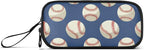 Baseballs Ball Blue Pencil Case Box Boys Girls Large Pencil Pouch - Image 2