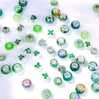 Aipridy European Large Hole Beads, Colorful Glass Charm Beads Set - Image 4