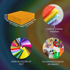 FabricLA Acrylic Felt Sheets for Crafts - Image 3