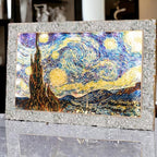 1.3LB Crushed Glass for Resin Art, Broken Piece Granules Crafts, Transparent | - Image 2