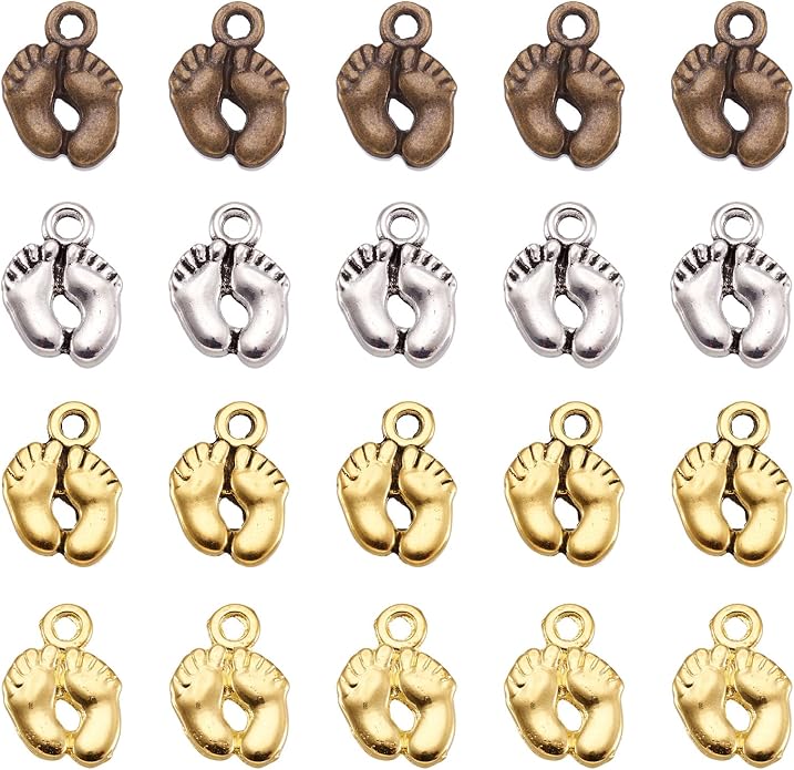 Craftdady Tibetan Style Antique Silver Alloy Pendants Cute Metal Dangle Charms - Image 8