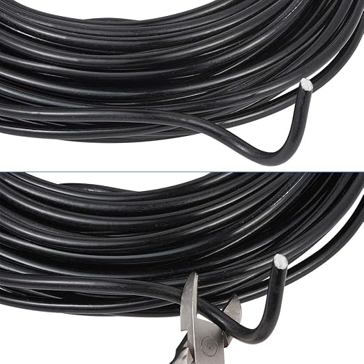 Fashewelry 52 Feet 4mm Black Aluminum Wire Bendable Metal Craft Wire - Image 4