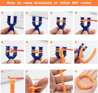 3000+ Rubber Band Bracelet Kit, Colorful Loom Bracelet Making Kit - Image 6