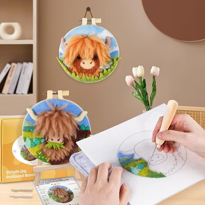 Needle Felting Kit, Embroidery kit - Image 7