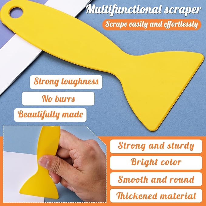 WONVOC 4 Pcs Bone Folders, Crease Makers, Scoring Tool, Plastic Bone Folder - Image 6