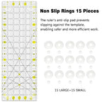 Sewing Ruler, 6“ * 17” Quilting Rulers, Acrylic Ruler, Cutting Ruler - Image 6