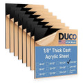 Duco Black Cast Acrylic Sheets 1/8" Thick 24" x 36" by DucoPlasticsSupply