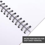 FIXSMITH 9"X12" Sketch Book | 200 Sheets Sketchbook| 2 Pack |Acid Free Drawing - Image 5