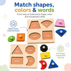 Wooden Shape Color Sorting Puzzle Toys - Image 7