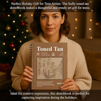 SuFly Toned Tan Sketch Pad, 8 1/2 x 11 Sketchbook, 60 Sheets - 90lb/150gsm - Image 6