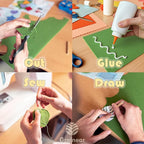 Peach Soft Felt Fabric Sheet 36" x 36", 1.6mm Thick, Premium Craft Felt - Image 3