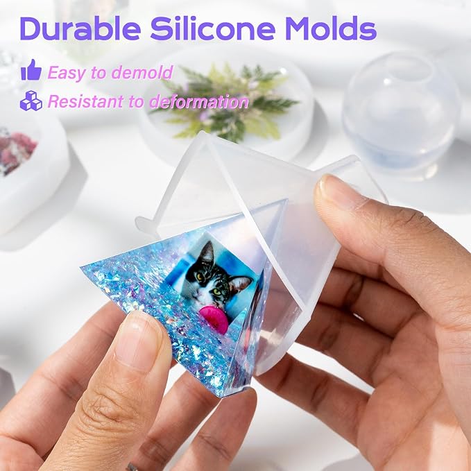 HeyClear Epoxy Resin Kit with Molds - Image 5