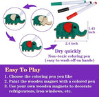DIY Wooden Magnet 36 Art Craft Supplies Painting Kit - Image 3