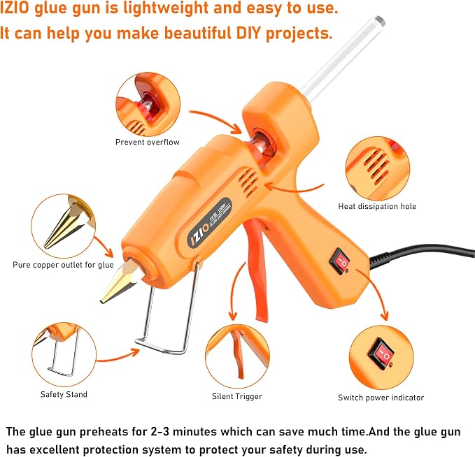 IZIO Hot glue gun and sticks set - Image 5