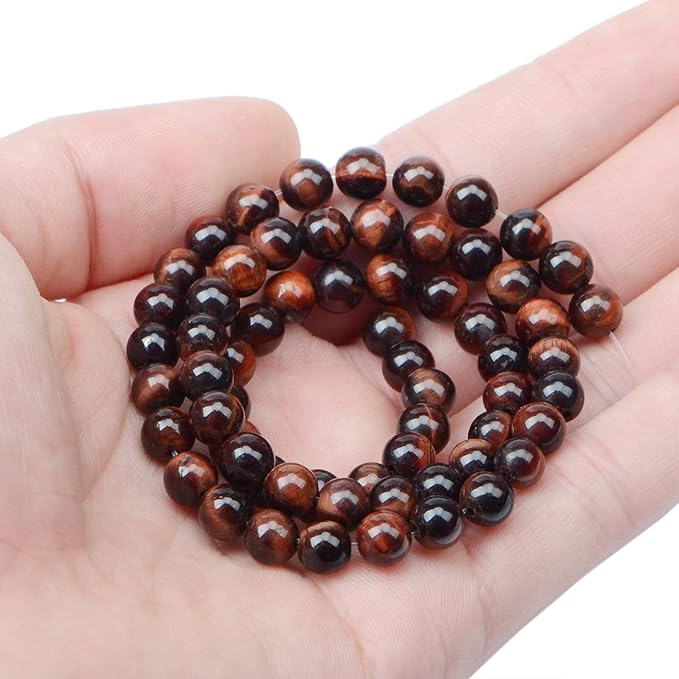 AD Beads Natural Gemstone Round Loose Beads 15" - Image 3
