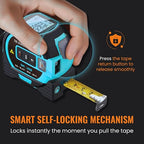The Almighty Ruler Laser Tape Measure | Laser Distance Measurer, Heavy-Duty Tool - Image 4