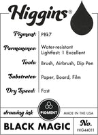 Higgins Black Magic Pigmented Drawing Ink - Image 3