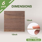 6 Pack Walnut Plywood Sheets, 3mm Plywood - Image 2