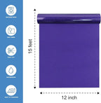 Navy Blue Glitter Heat Transfer Vinyl 12" x 15 ft HTV - Image 2
