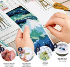ACRNIGHEET 6PCS Cross Stitch Bookmark Kit - Image 4