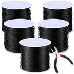 Funrous 5 Rolls 5 Size Jewelry Wire 18, 26 Gauge Copper Wire Kit Jewelry by Funrous