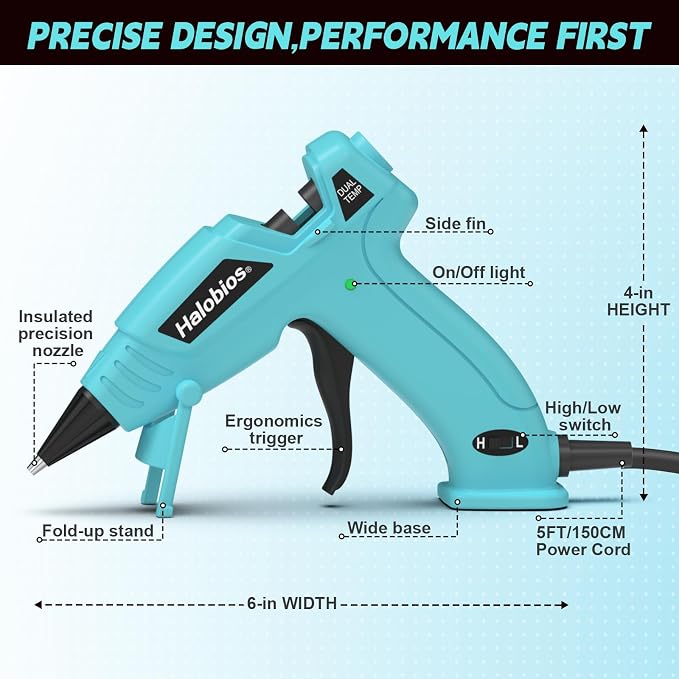 Halobios Mini Dual Temp Hot Glue Gun - Image 5