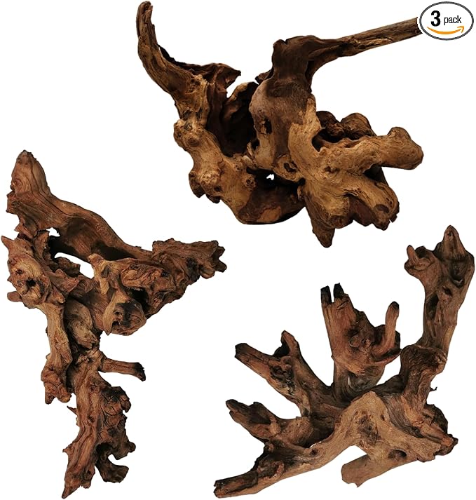Hamiledyi 3 Pcs Natural Driftwood by Hamiledyi