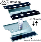 RC Car Repair Work Stand Lift Lower Adjustable Workstation Aluminum 360 Degree - Image 2