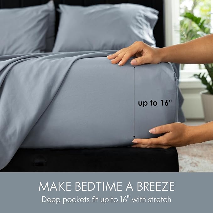 ClevaHome King Size Sheet Set - Image 2