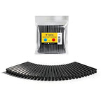 Black Hot Glue Sticks 4" Long 0.27" Dia, Mini Size Glue Sticks by TTOVIA