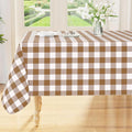 Smiry Rectangle Table Cloth, Waterproof Vinyl Tablecloths by Smiry