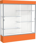 Waddell Spirit Lighted Floor Display Case, Satin Finish by WADDELL