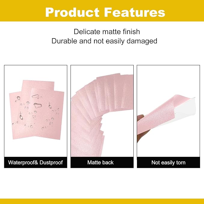 Premium Pink Card Sleeves, 150 Sleeves 2.6''x3.6'' Compatible - Image 3