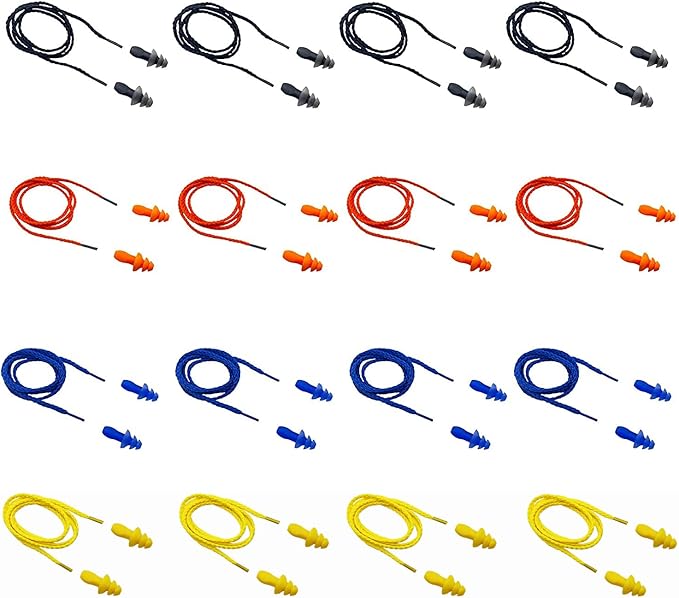 Ear Plugs for Sleeping Noise Canceling, 16 Pairs Reusable Ear Plugs Soft - Image 4