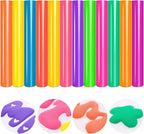Tintnut Multicolor Neon Puff HTV Vinyl, easy cut & weed, stretch washable by Tintnut
