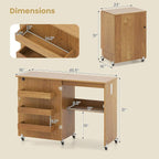 Giantex Folding Sewing Table - Image 3