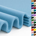 Baby Blue Large Felt Fabric 36" x 36", 1.4 mm Soft Felt Sheet, Nonwoven Fabric by ZANEXIR