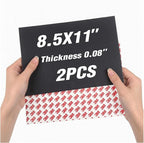 80Mil Magnetic Sheets with Adhesive 8.5" x 11", Self Sticky Anisotropic Sheet by CHUNNIAOUSMARKET