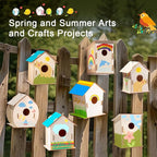 24 Sets DIY Wood Birdhouse Bulk - Image 6