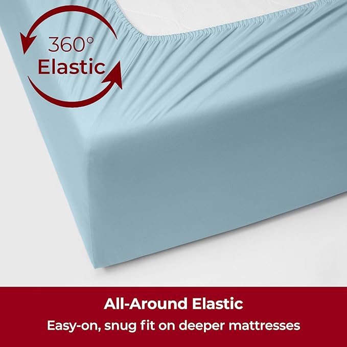 Mellanni Extra Deep Split King Sheets - Image 5