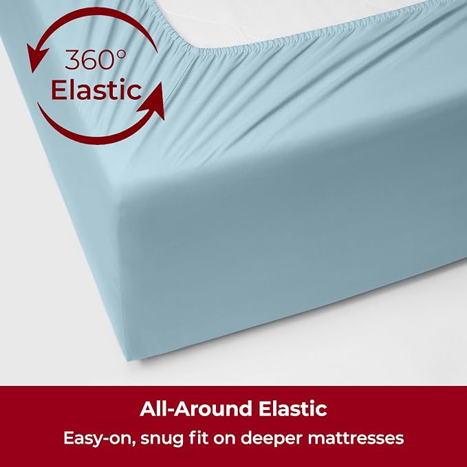 Mellanni Extra Deep Twin Sheets - Image 5