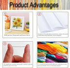 Sunflower Cross Stitch Kits for Beginners, Flowers Stamped Cross Stitch for - Image 4