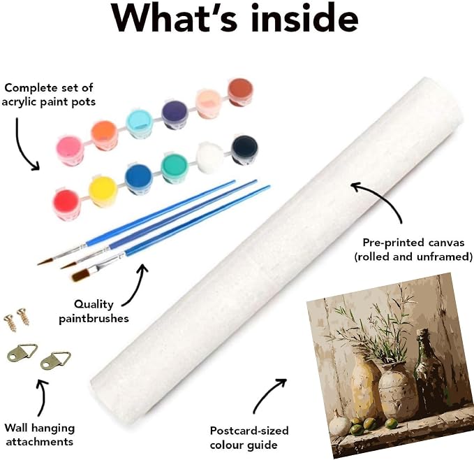 Mrnsiet Paint by Number for Adults Beginners, Easy Bottles Paint by Numbers - Image 6