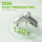 WORKPRO 3.6V Cordless Hot Glue Gun, Fast Preheating, Smart Power-Off, USB-C - Image 2