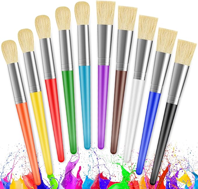 Paint Brushes for Kids, Washable Paint by YGAOHF
