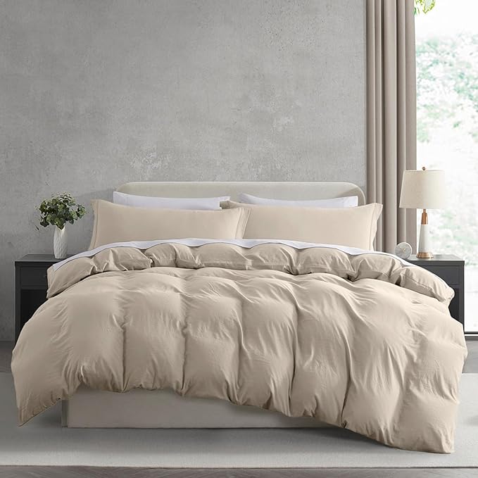 Nestl Linen California King Duvet Cover Sets by Nestl