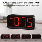 Acedeck Battery Operated Digital Clock: Cordless Small Alarm Clock - Image 5